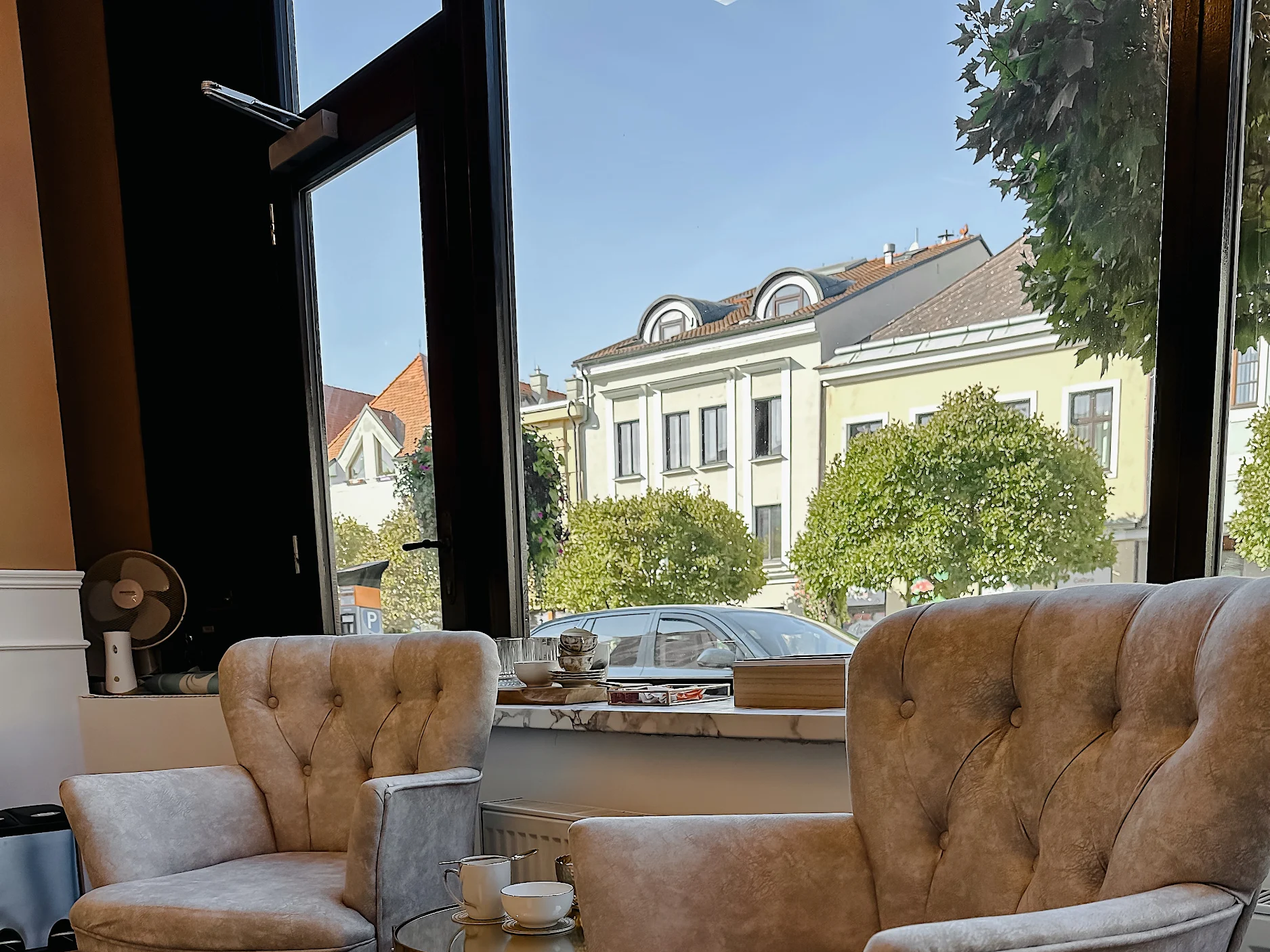 Vstup do studia Lagoon Masáže na Staroměstském náměstí v Mladé Boleslavi